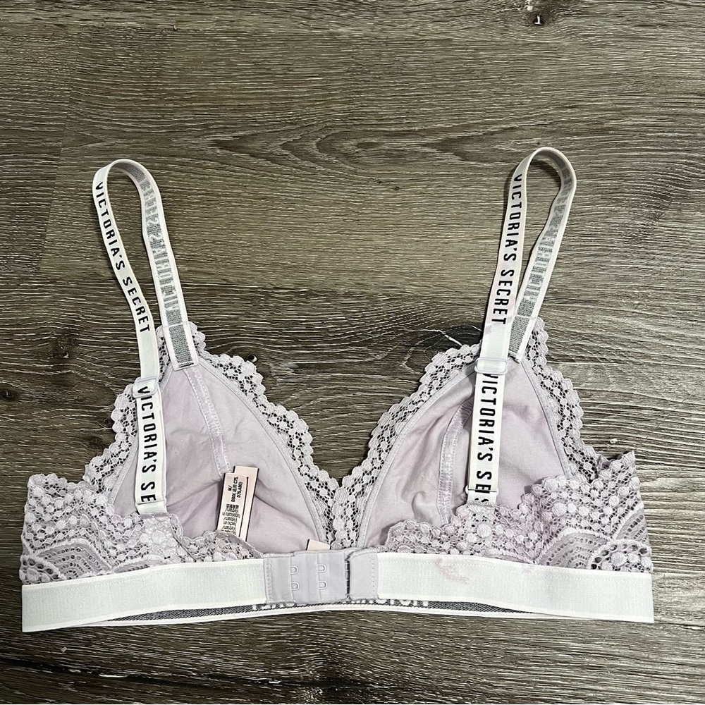 Victoria’s Secret lilac lavender lace bralette - Picture 2 of 6